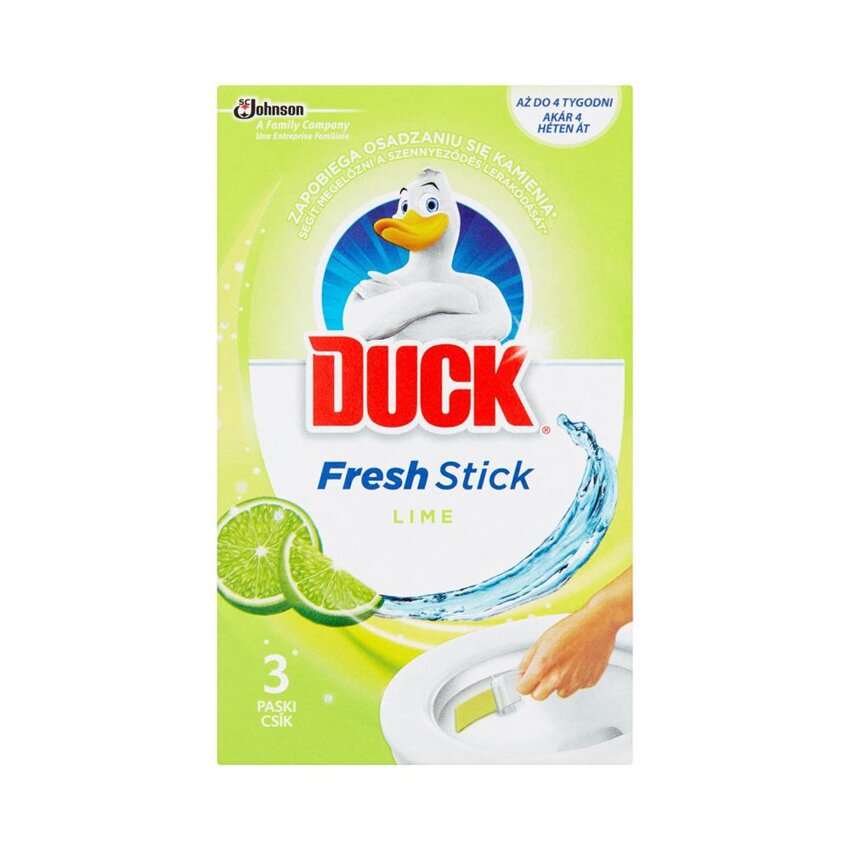 Paski Żelowe Wc Duck 27g Fresh Stick Lime