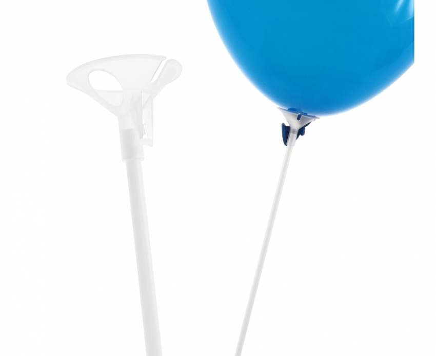 Patyczki Do Balonów 40cm 10szt. Standard Białe