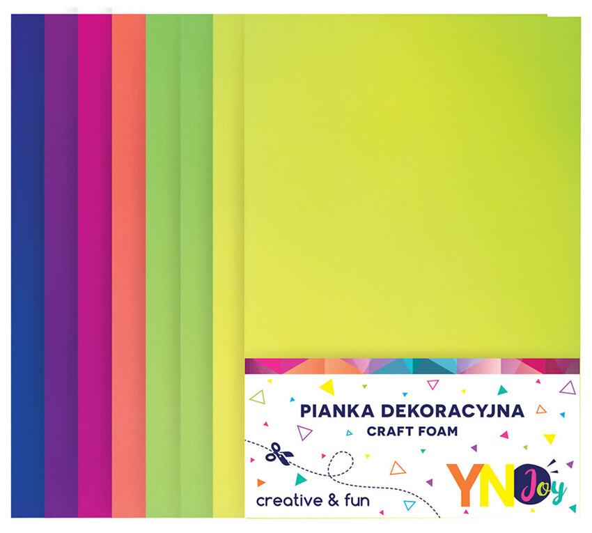 Pianka A4/8Ark Fluo Mix Kol  Pbh  /Interdruk