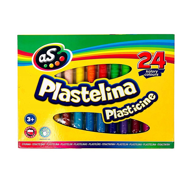 Plastelina 24 Kolorów  / As 303219004