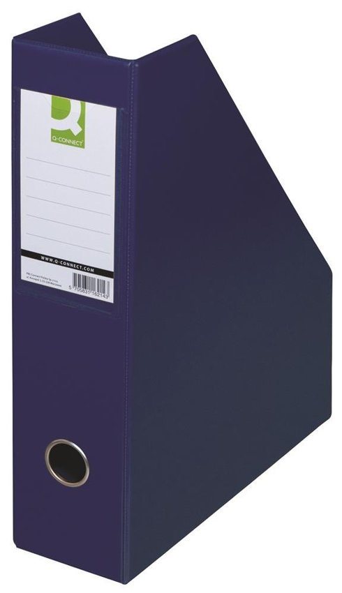 Pojemnik Na Dokumenty Q-Connect PVC A4/76 Ciemnoniebieski