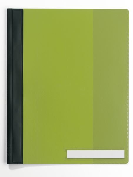 Skoroszyt A4+ PVC Opaque Przezroczysty 200 Kartek Zielony /Durable 251005