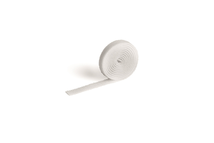 Taśma na rzep do spinania kabli dł.1m x szerokość 10 mm, biała CAVOLINE GRIP / Durable