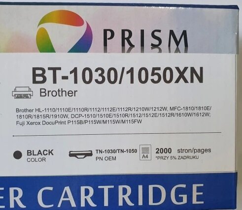 Toner do Brother TN-1030/1050XN Black /Prism