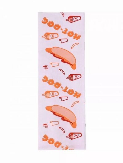 Torebka Papierowa Foliowana Hot-Dog Nadruk A'200