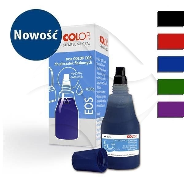 Tusz do Pieczątek Flashowych EOS 25ml Zielony /Colop