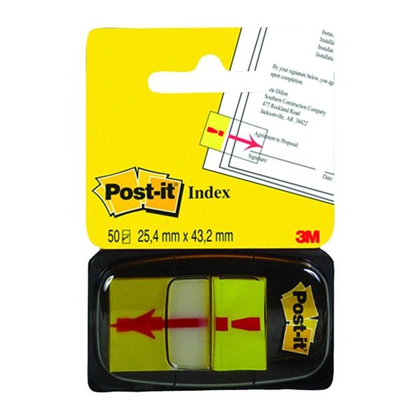 Zakładki Indeksujące Post-It Z Nadrukiem „Wykrzyknik” (680-33) Pp 25X43Mm 50 Kart.