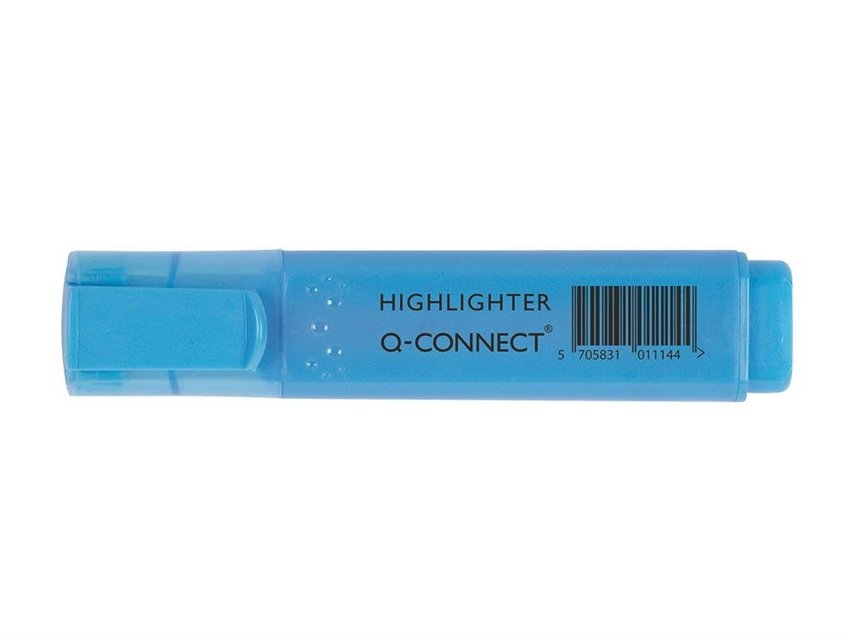 Zakreślacz Fluorescencyjny Q-Connect 1-5mm (Linia) Niebieski