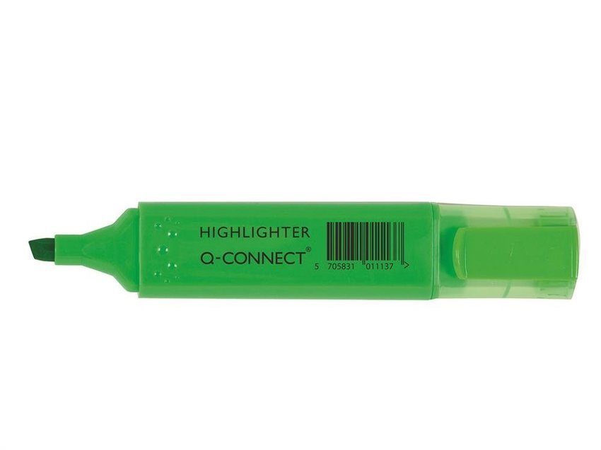 Zakreślacz Fluorescencyjny Q-Connect 1-5mm (Linia) Zielony