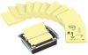 Bloczki Ekologiczne Post-It Z-Notes (C2014Y12-1) 76X76Mm 12X100 Kart. Żółte + Podajnik Gratis