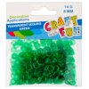 Cekiny transparentne okrągłe 8 mm zielony  /Craft With Fun 439329