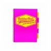 Kołozeszyt A4 200K Kratka Project Book Neon Różowy  / Pukka Pad 7080-NEO (SQ)