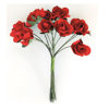 Kwiaty Papierowe Bukiet Róże (252005) A'12 Czerwony /Argo