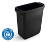 Pojemnik prostokątny na odpady 60 litr. ECO Czarny / Durable